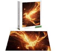 3000 Piece Jigsaw Puzzles for Adults, Dream Jigsaw Puzzles for Adults, Wooden Puzzle with Gift Box, Phoenix Jigsaws for Family Educational Games, Unique Gifts for Women/Men, Home Wall Decor H-4253