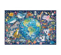 3000 Piece Jigsaw Puzzles for Adults, Earth Jigsaw Puzzles for Adults 3000, Animal Jigsaws Educational Game, Challenging Puzzle Games for The Whole, Wooden Puzzle for Home Decor, Gifts for Women -1633