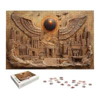 3000 Piece Jigsaw Puzzles for Adults, Egypt Jigsaw Puzzles for Adults 3000, Abstract Jigsaws for Family Educational Games, Wooden Puzzle with Gift Box, Unique Gifts for Women, Home Wall Decor, -6572