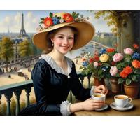 3000 Piece Jigsaw Puzzles for Adults European Nobility, Puzzles 3000 Pieces for Adults, 48x32 inch Difficult Jigsaw Puzzles with Letters on Back, Fun puzzle for Family Activity