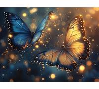 3000 Piece Jigsaw Puzzles for Adults, Family Games, Dreamy Butterfly, n-564 | Puzzle Challenging Game, Brain Workout, Stress Reduction, Accurate Cutting, Tight Puzzle Piece Fit, Vibrant Colours, 122x81cm