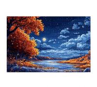 3000 Piece Jigsaw Puzzles for Adults, Landscape Jigsaw Puzzles for Adults 3000 Piece, Wooden Puzzle with Color Box, Jigsaws Family Educational Games, Gifts, Home Wall Decor, Theme: (Autumn), -4078