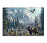 3000 Piece Jigsaw Puzzles for Adults, Landscape Jigsaw Puzzles for Adults, Wooden Puzzle with Gift Box, Animal Jigsaws for Family Educational Games, Unique Gifts for Women/Men, Home Wall Decor, -1327