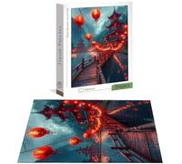 3000 Piece Jigsaw Puzzles for Adults, Landscape Jigsaw Puzzles for Adults, Wooden Puzzle with Gift Box, Architecture Jigsaws for Family Educational Games, Unique Gifts for Women/Men, Home Decor H-5277