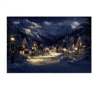 3000 Piece Jigsaw Puzzles for Adults, Landscape Puzzles for Adults, Gift for Women, Christmas, Family Wooden Puzzle Educational Games, Challenging Adult Jigsaws, Box Packaging, Winter Pattern X-59