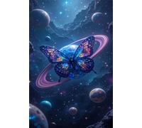 3000 Piece Jigsaw Puzzles for Adults - Space Butterfly - Eco Matte Anti-Glare Print, Precision Fit Interlocking Pieces with Letter Zone Backing 48x31.9 inch