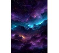 3000 Piece Jigsaw Puzzles for Adults - Starry Sky - Eco Matte Anti-Glare Print, Precision Fit Interlocking Pieces with Letter Zone Backing 48x31.9 inch