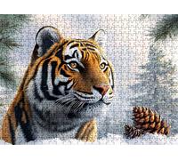 3000 Piece Jigsaw Puzzles for Adults, Tiger forest Wooden Puzzle Hard Difficult Challenging Puzzle, jigsaw Puzzle 48 x 31.9 inches, Stress Relief Wall Decor, Educational Games, w0-280