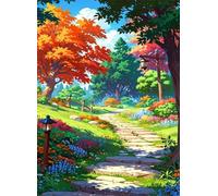 3000 Piece Jigsaw Puzzles for Adults - Tree Path - Eco Matte Anti-Glare Print, Precision Fit Interlocking Pieces with Letter Zone Backing 48x31.9 inch