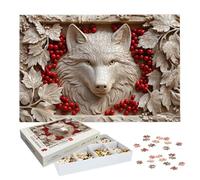 3000 Piece Jigsaw Puzzles for Adults, Wolf Jigsaw, Gifts for Women -1989