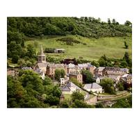 3000-Piece Puzzle, Château d'Avéon in France, Game Artwork and Tourist Souvenir