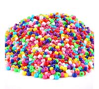 3000+ Pony Multi-Colored Bracelet & Hair Braid Beads - Plastic Craft Beads (Large Pack, Classic)