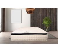 3000 Royal Pillowtop 40cm Deep Pocket Sprung Cool Blue Memory Foam Mattress Knight Sleep White Super King