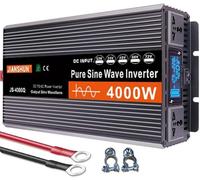 3000 to 6000 Watt Power Inverter Car/Home 12V to 220V AC Converter with LED Display AC Outlets Smart Fans Suitable for Home RV 5000W-12Vto110V(4000W,12Vto110V)