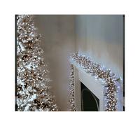 3000 Ultra-Bright Cool White LED Outdoor Fairy String Twinkle Cluster Lights - 37.5m long - Outdoor or indoor use White