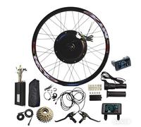 3000 W Electric Mountain Bike Conversion Kit, Sw900 Color Screen, 48V-72v Rear Drive Motor, 60A Controller, All-aluminum Electric Brake Lever System, Controller Package 27.5 Inches 24 inches