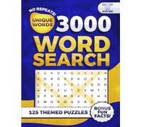 3000 Word Find (125 Themed Puzzles with Fun Facts): Word Find Puzzle Book for Adults, Teens & Seniors - Puzzles for Relaxation and Stress Relief