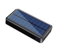 30000mAh Solar Power Bank | Portable Solar Charger with LED Flashlight, Waterproof High Capacity Battery Pack for Outdoor Camping Hiking Backup Charger