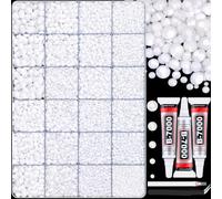 30000Pcs White Rhinestones for Bedazzling with B7000 Jewelry Glue, Bedazzler Kit Bulk Flatback Gems, Resin Rhinestones for Crafting Crafts Clothing Shoes Fabric Nail Art Assorted Size 2/3/4/5/6mm