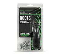 3000B - 3.5mm Prominence GRIPSTUDS Boot Studs, Pack of 28 Solid Tungsten Carbide Tipped Screw in Studs for Improved Traction in Work Boots or Hiking Boots Includes Installation Tool