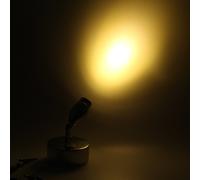 (3000K) 12V-24V 1W Bedside Wall Lamp Interior LED Reading Spot Lights with Switch For Boat Caravan/RV Motorhome