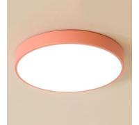 3000K 6000K Dimmable Macaron Ceiling Lamp 1 Light LED Fixture for Home Office Lounge & Hallway Stylish Round Metal Recessed Lighting for Romantic Ambiance
