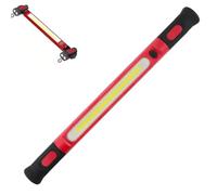 3000LM LED Mechanic Work Lights, 5000mAh Magnetic Rechargeable Work Light Bar with Hooks for Car Repair Garage Emergency Underhood Lighting(Red,1pack)