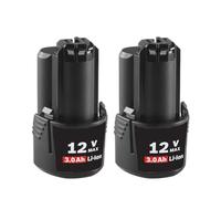 3000mah 12V Replacement Battery Compatible with Bosch BAT412A BAT414 BAT411 BAT412 D-70745GOP 2607336014 Power Tools.(2PCS)