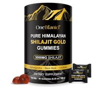 3000mg of Shilajit Gummies, with Ashwagandha and Gokshura, 60 Gummies Natural Supplement for Men & Women