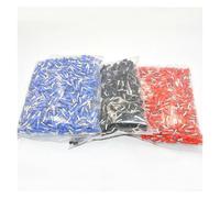 3000PCS E4009 Red Black Blue12AWG 4.0mm2 Insulated Terminal Wire Connector Insulated Cord End Terminal Wire Ferrules