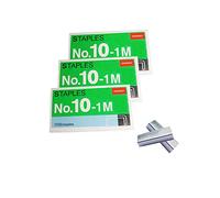 3000pcs No.10 Staples, for Max HD-10D,Swingline Tot Mini Stapler, and Other Mini Stapler Using No.10 Staples(Smaller Than Standard Staple).Silver