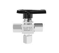 3000psi 1/8" 1/4" 3/8" 1/2" 3/4" BSP NPT Female Male Straight/Tee 3 Ways 316 Stainless Steel Ball Valve for Gas Path Switching(Straight F G1l4)
