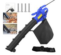 3000W 3-in-1 Leaf Blower/Vacuum/Mulcher with 30L Bag, 10m Cable & 10:1 Shredding