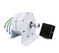 3000W 300RPM Low RPM Alternator Gearless | 12V 24V 48V Low Speed 3 Phase Permanent Magnet Generator Gearless AC Alternator for Wind Water Turbine