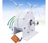 3000W 5000W 8000W 10000W Wind Turbines, Permanent Magnet Electric Motor Generator, 12V 24V 48V 3-Phase Gearless AC Generators