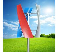 3000W/5000W Wind Turbine Generator Kit, Portable Vertical Helix 3 Blade, 12V/24V/48V for Marine, RV, Home - Complete with Charge Controller, Efficient Renewable Energy Solution