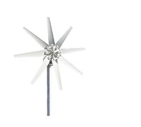 3000W 5000W Wind Turbine Generators Kit Horizontal Axis Wind Turbine 48V/24V Alternative Energy Generator AC Output Household Farm Complete Kit(White Blades,12V,4000W)