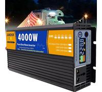 3000W-8000W Pure Sine Wave Solar Inverter Charger, DC 12V/24V/48V/60V/72V, Split Phase AC Input/Output 110V/120V/240V, High Efficiency Solar Power Converter