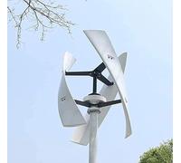 3000W/8000W Vertical Wind Turbine Generator with Controller, Grid-Tied Inverter for Home Energy, Efficient Renewable Power Solution, 12V System