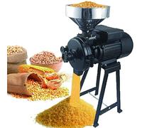 3000W Commercial Electric Grain & Corn Grinder - High-Speed Mill for Wheat, Rice, Corn, Soybeans - Heavy-Duty Cast Iron, Removable Hopper, Dust-Free, Fast Efficient Milling