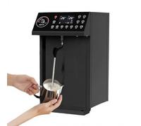 3000W Commercial Steam Milk Frother, Automatic Fast Heating Milk Steamer Machine with 5 Steam Temperature Settings, Stainless Steel Electric Milk Foam Maker for Coffee and Milk Tea