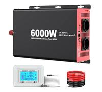 3000W Continuous Power Modify Sine Wave Inverter Peak Power 6000W DC 12V 24V To AC 230V LCD Car Voltmeter Converter Wide Range Of Applications(24V 3000W)