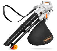 3000W Corded Leaf Blower and Vacuum - Black