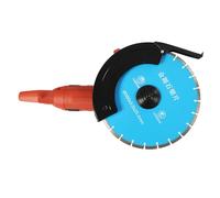 3000W Electric Concrete Saw 220V Copper Motor Dust-Free Water Cooling 13.5cm Cut Depth 180° Rotating Twin Grip Floor Tile Stone Brick Cutter Industrial Earth Leakage Protection