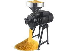 3000W Electric Grain Mill for Corn Rice Wheat, High Speed Dry Wet Grinder with Funnel, Commercial Powder Machine for Cereals Beans