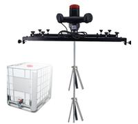 3000W Electric Mixer for IBC Tanks, Commercial Drum Stirrer, Folding Propeller Agitator, Telescopic Range 65-125cm, Ideal for Paint and Ink Dissolving