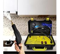 3000W High Pressure Commercial Steam CleanerVersatile Handheld Machine for Air Conditioners Range Hoods Cars & Industrial CleaningPowerful Yellow Design