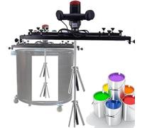 3000W IBC Colour Mixer, Electric Tank Mixer Machine, Paint Mixing Equipment, Blade Diameter(40 Cm) + Adjustable Speed(0-800 RPM), Even Mixing/Stable Bracket,A
