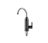 3000W Instant Electric Heater Faucet - Dual-Use Hot & Cold Water Kitchen Tap with LCD Display (Black) - Fast Heating, Energy Efficient, Modern Design