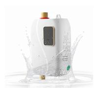 3000W Instant Water Heater,Under Sink Water Heater with LCD Display,Tankless Electric Heating Element Water Heater with Energy Efficient Supply System for in-Line Sinks,Wash Basins,Shower